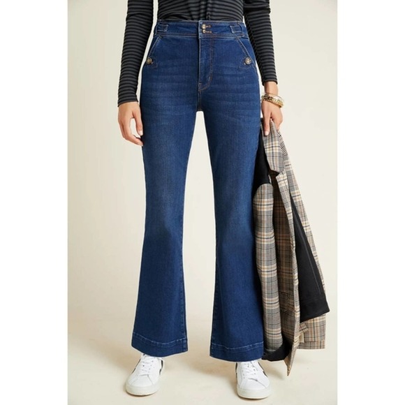 Pilcro High-Rise Bootcut Jeans Anthropologie 27 - Picture 2 of 8